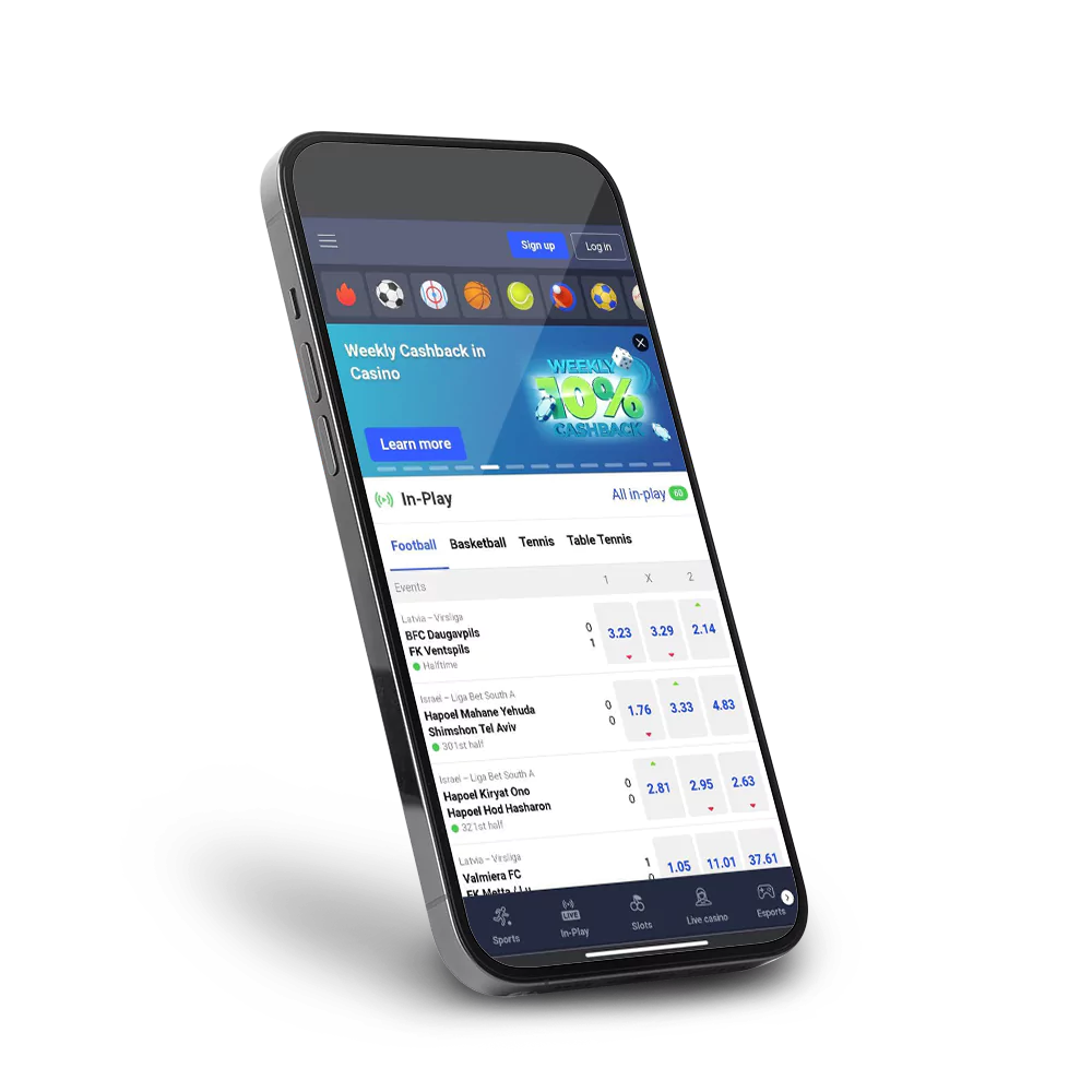 Download the Betmaster app and start your cricket betting via the smartphone.