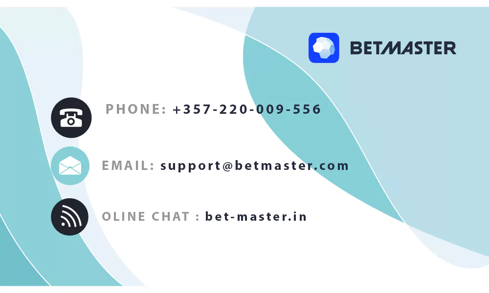 You can contact the Betmaster support team with each of these methods.